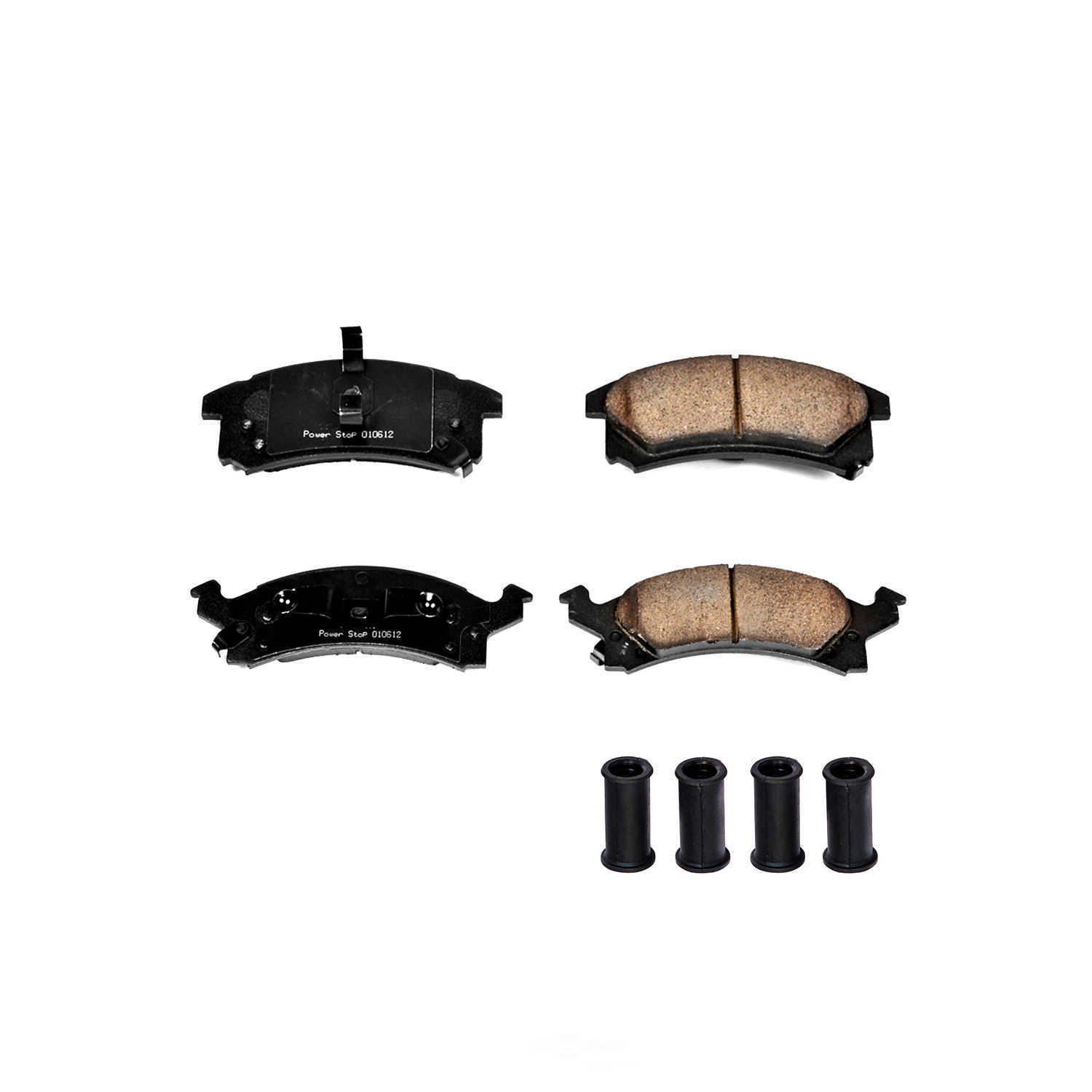 POWER STOP - Power Stop - Front Z17 Low-Dust Ceramic Brake Pads with Hardware (Front) - PWS 17-673