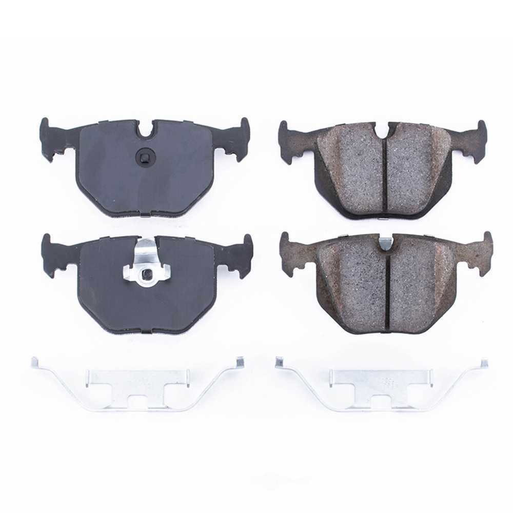 POWER STOP - Power Stop - Rear Z17 Low-Dust Ceramic Brake Pads with Hardware (Rear) - PWS 17-683