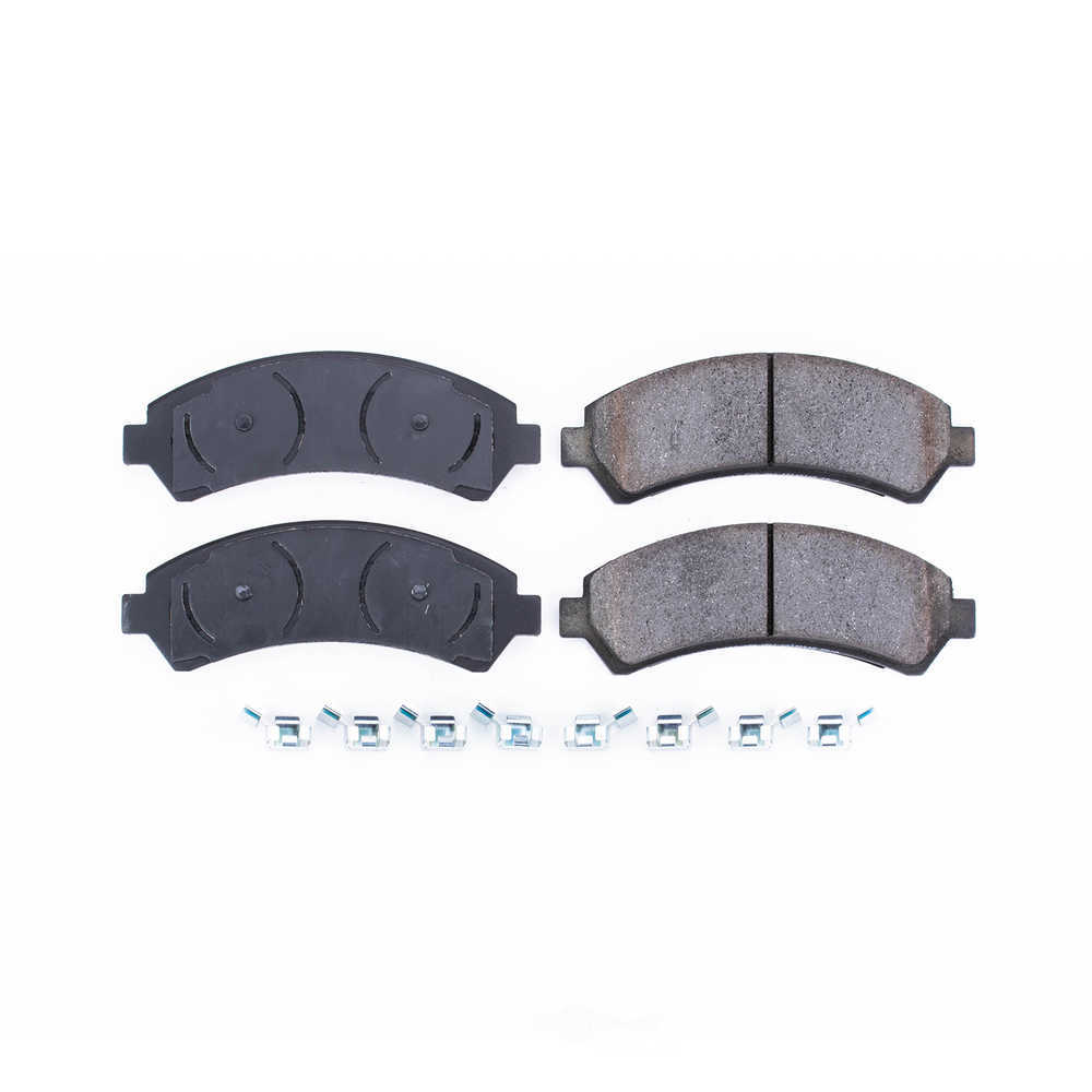 POWER STOP - Power Stop - Front Z17 Low-Dust Ceramic Brake Pads with Hardware (Front) - PWS 17-726