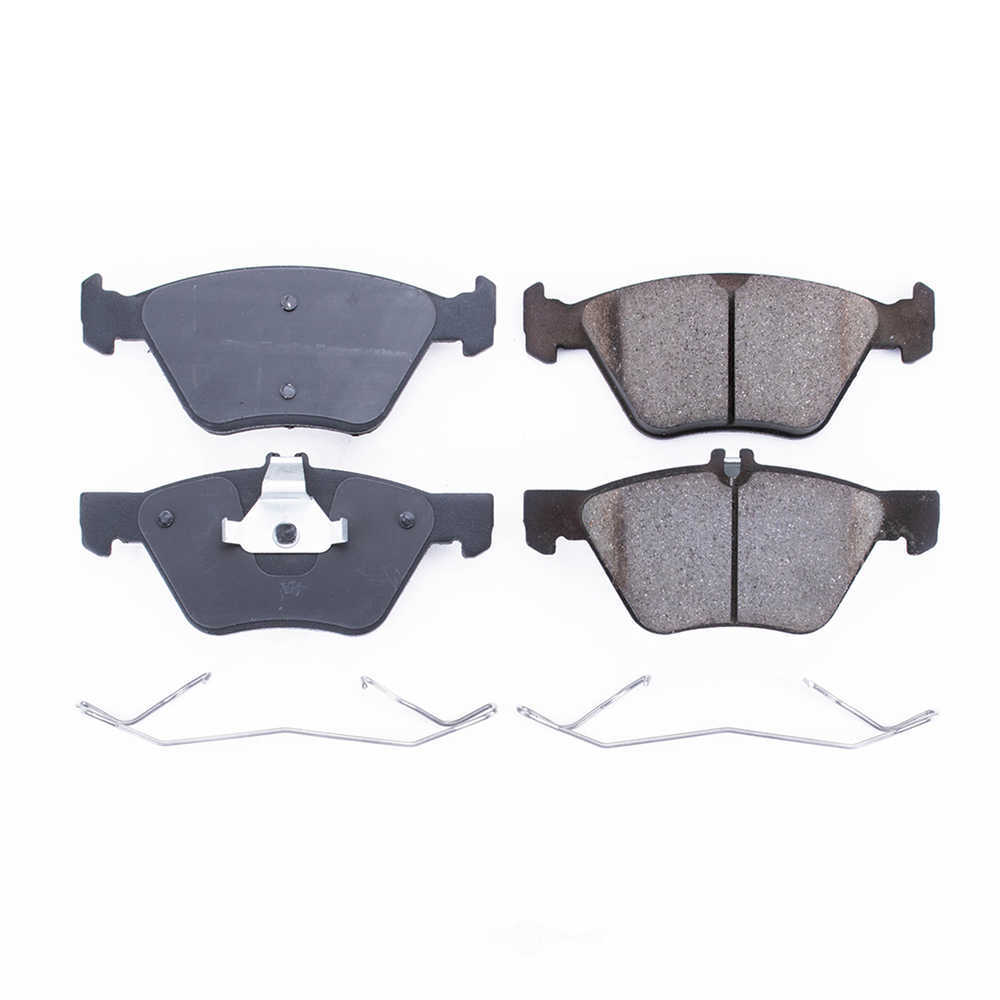 POWER STOP - Power Stop - Front Z17 Low-Dust Ceramic Brake Pads with Hardware (Front) - PWS 17-740