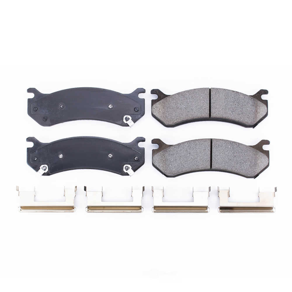 POWER STOP - Power Stop - Z17 Low-Dust Ceramic Brake Pads with Hardware (Rear) - PWS 17-785