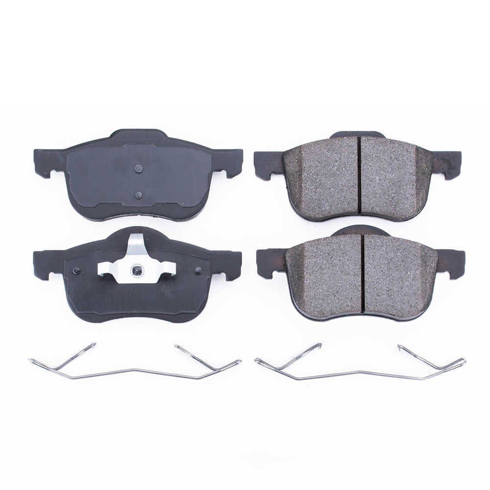 POWER STOP - Power Stop - Front Z17 Low-Dust Ceramic Brake Pads with Hardware (Front) - PWS 17-794