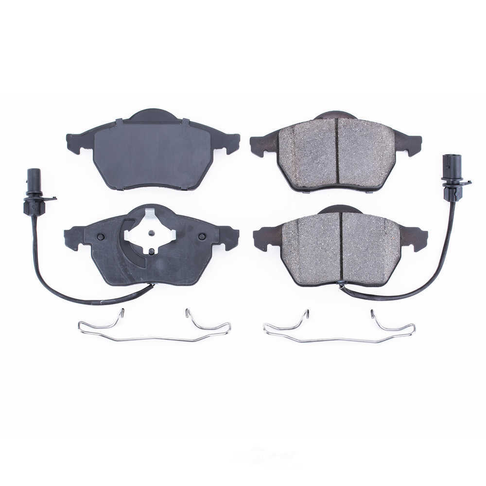 POWER STOP - Power Stop - Front Z17 Low-Dust Ceramic Brake Pads with Hardware (Front) - PWS 17-840