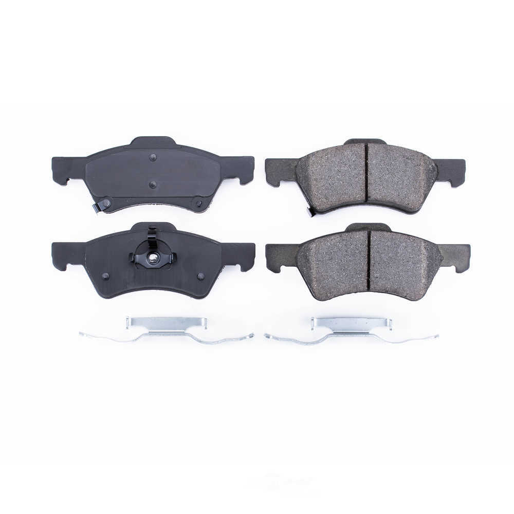 POWER STOP - Power Stop - Front Z17 Low-Dust Ceramic Brake Pads with Hardware (Front) - PWS 17-857