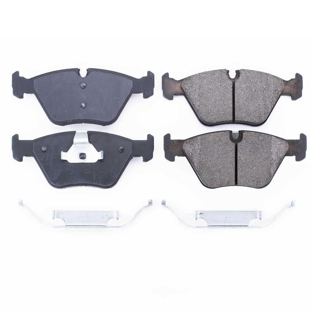 POWER STOP - Power Stop - Front Z17 Low-Dust Ceramic Brake Pads with Hardware (Front) - PWS 17-946