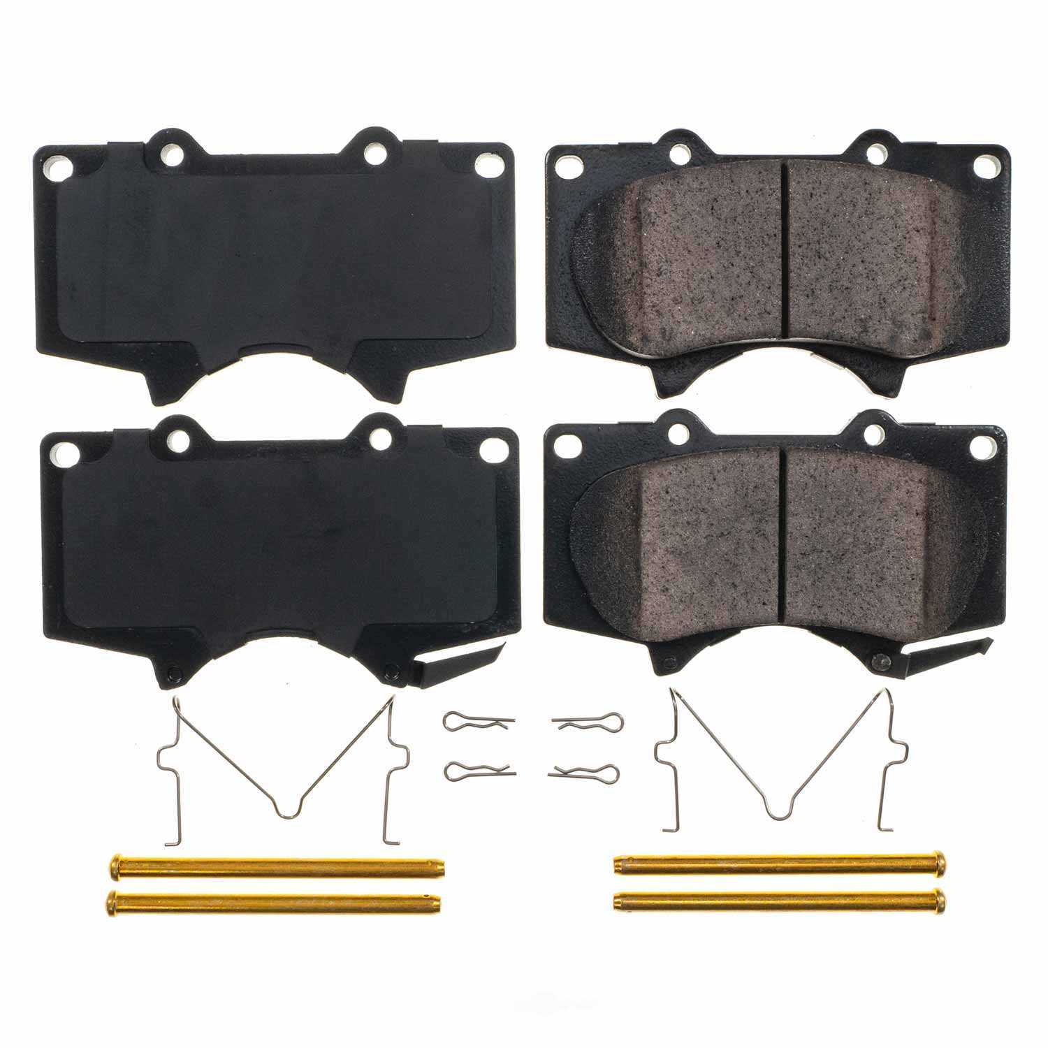 POWER STOP - Power Stop - Front Z17 Low-Dust Ceramic Brake Pads with Hardware (Front) - PWS 17-976