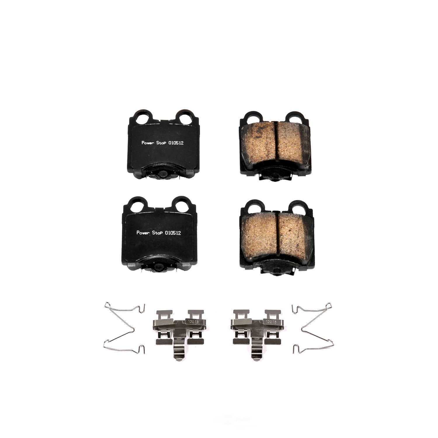 POWER STOP - Z17 Evolution Clean Ride Ceramic Brake Pads with Hardware - PWS 17-771