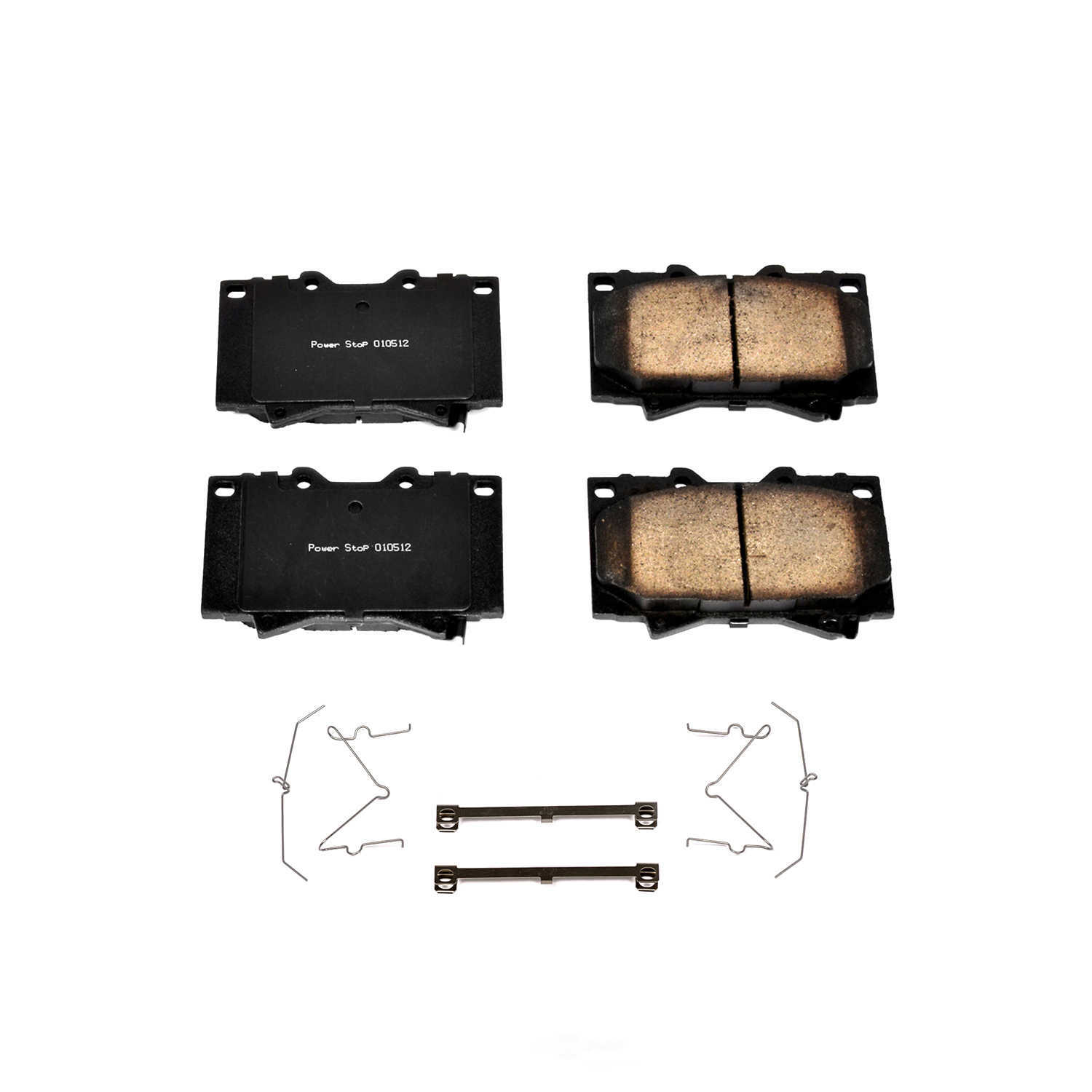 POWER STOP - Z17 Evolution Clean Ride Ceramic Brake Pads with Hardware - PWS 17-772