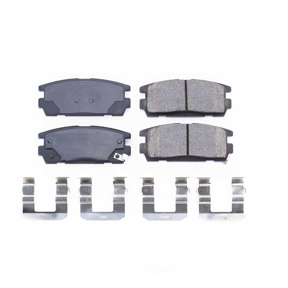 POWER STOP - Z17 Evolution Clean Ride Ceramic Brake Pads with Hardware - PWS 17-1275