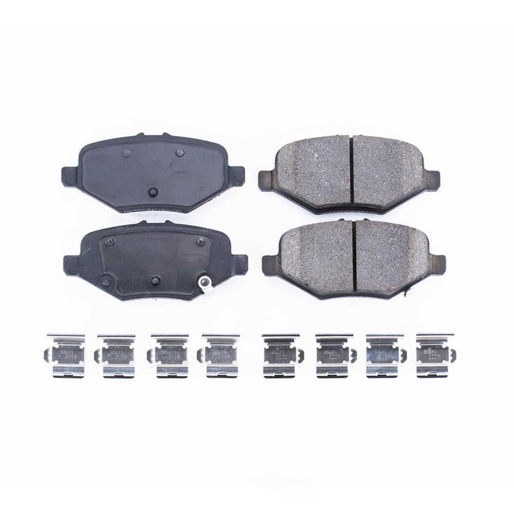 POWER STOP - Z17 Evolution Plus Disc Brake Pad and Hardware Kit - PWS 17-1612