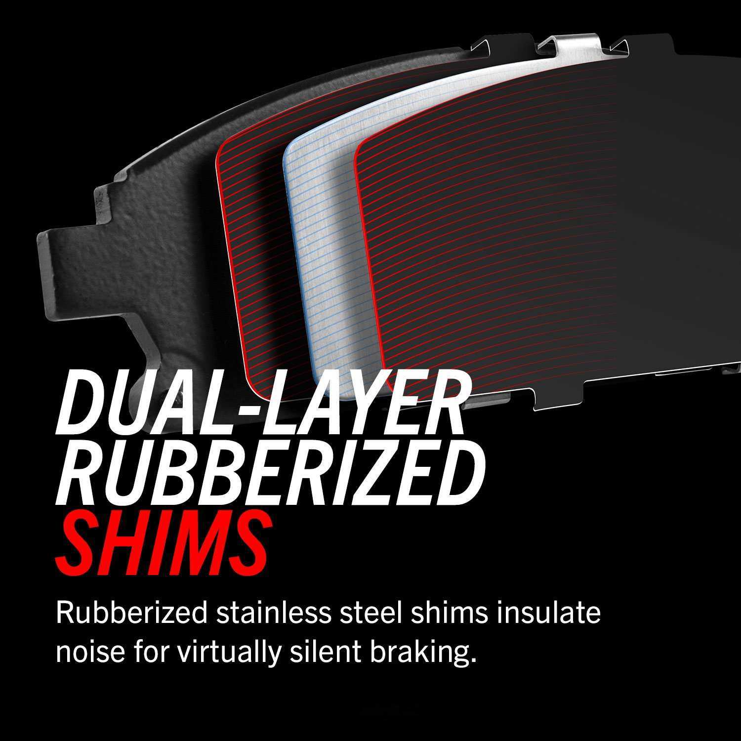 POWER STOP - Power Stop - Rear Z16 Low-Dust Ceramic Brake Pads - PWS 16-909