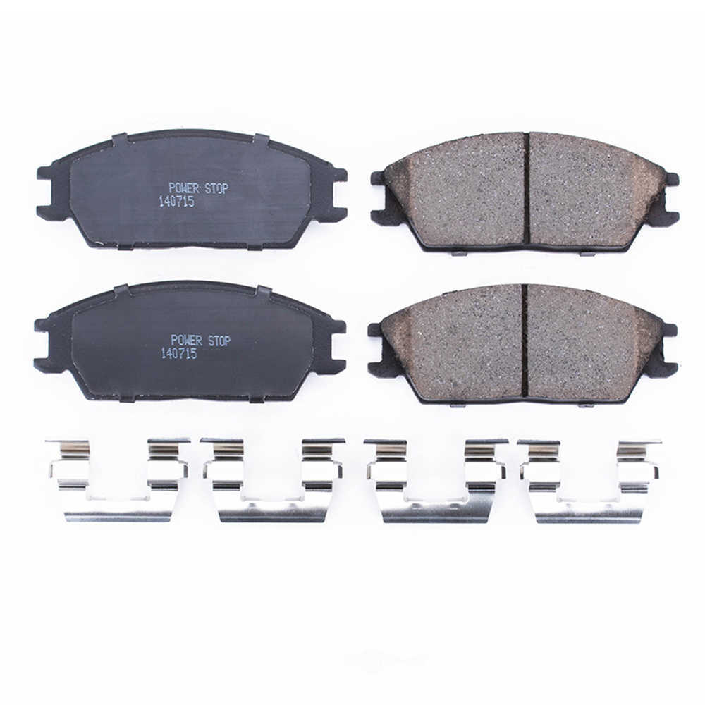 POWER STOP - Z17 Evolution Clean Ride Ceramic Brake Pads with Hardware - PWS 17-404