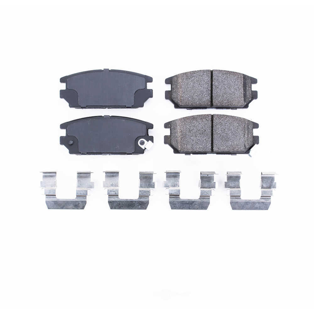 POWER STOP - Z17 Evolution Clean Ride Ceramic Brake Pads with Hardware - PWS 17-532