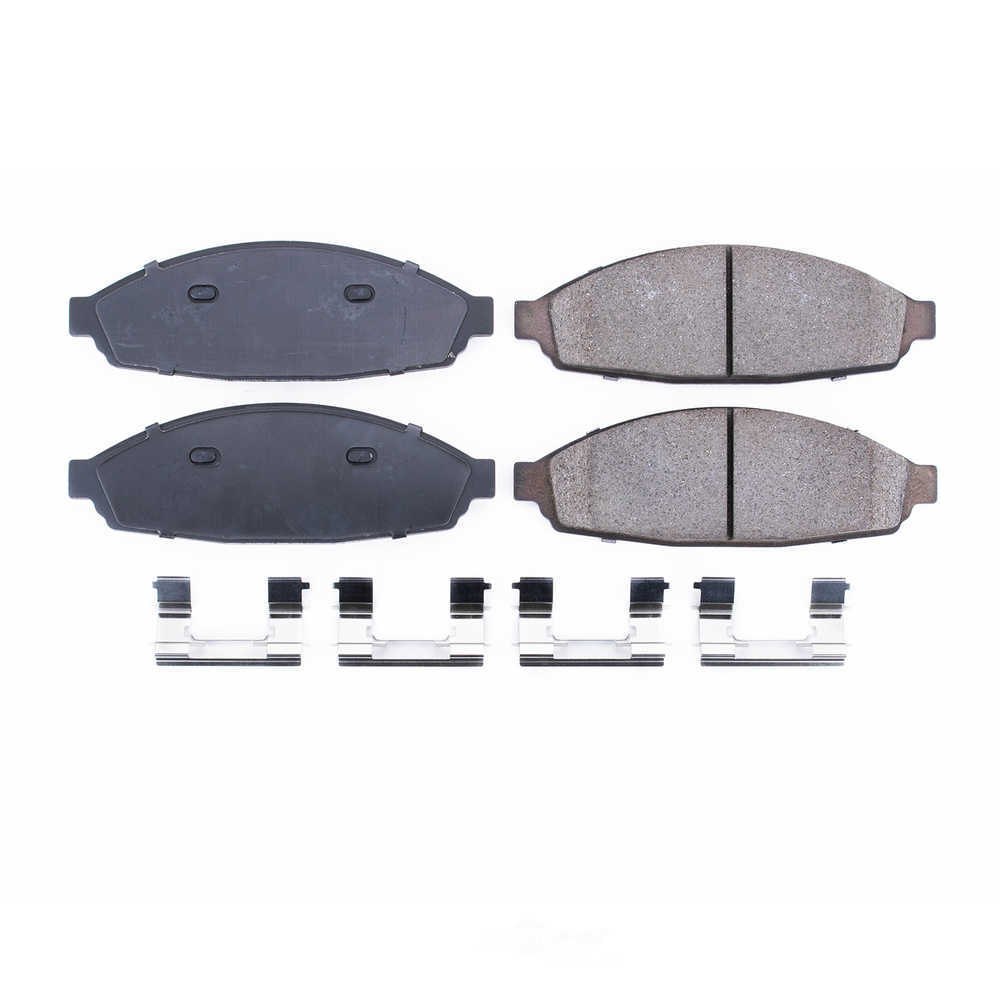 POWER STOP - Z17 Evolution Clean Ride Ceramic Brake Pads with Hardware - PWS 17-931