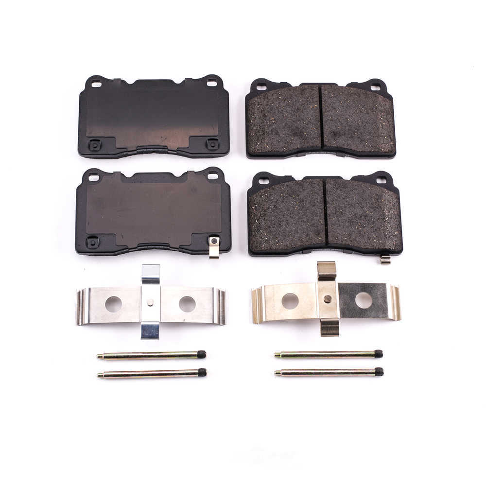 POWER STOP - Z17 EvolutionClean Ride Ceramic Brake Pads with Hardware - PWS 17-1001