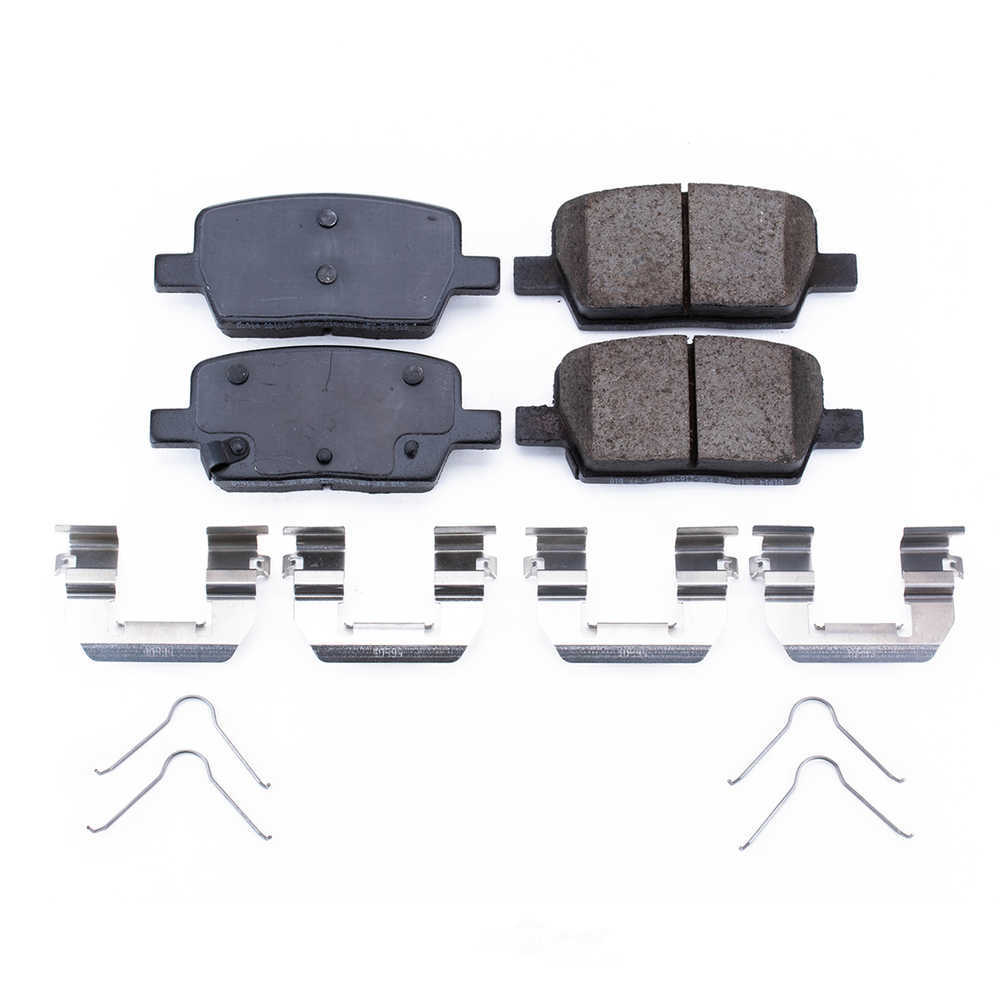 POWER STOP - Z17 Evolution Clean Ride Ceramic Brake Pads with Hardware - PWS 17-1914