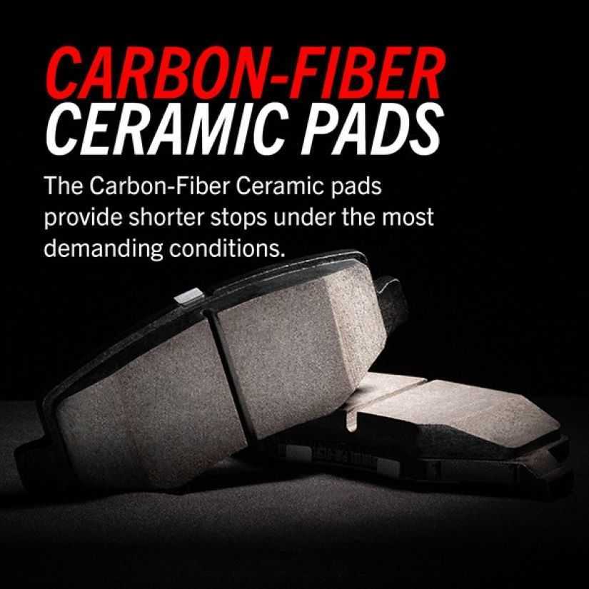 POWER STOP - Z36 Truck and Tow Carbon Fiber-Ceramic Brake Pads with Hardware - PWS Z36-1316