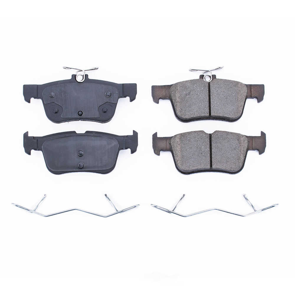 POWER STOP - Z17 EvolutionClean Ride Ceramic Brake Pads with Hardware - PWS 17-1665