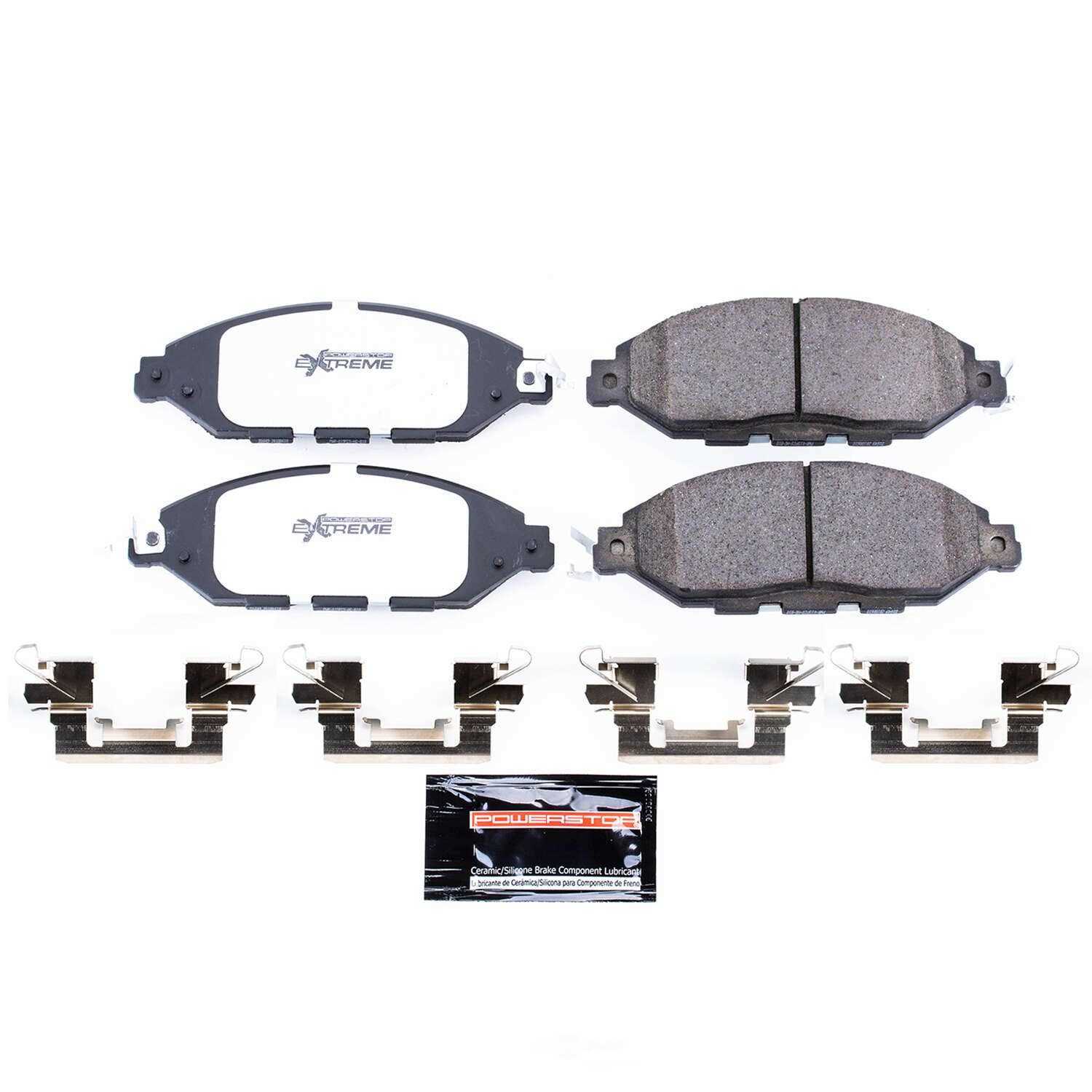 POWER STOP - Power Stop - Front Z36 Truck and SUV Carbon-Fiber Ceramic Brake Pads wit - PWS Z36-1649