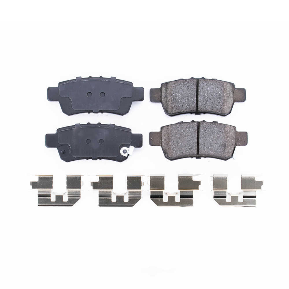 POWER STOP - Z17 Evolution Clean Ride Ceramic Brake Pads with Hardware - PWS 17-1088