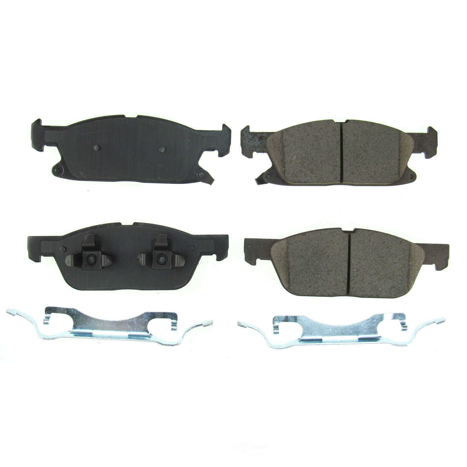 POWER STOP - Power Stop - Front Z17 Low-Dust Ceramic Brake Pads with Hardware - PWS 17-2180
