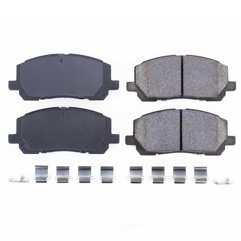 POWER STOP - Z17 Evolution Clean Ride Ceramic Brake Pads with Hardware - PWS 17-884