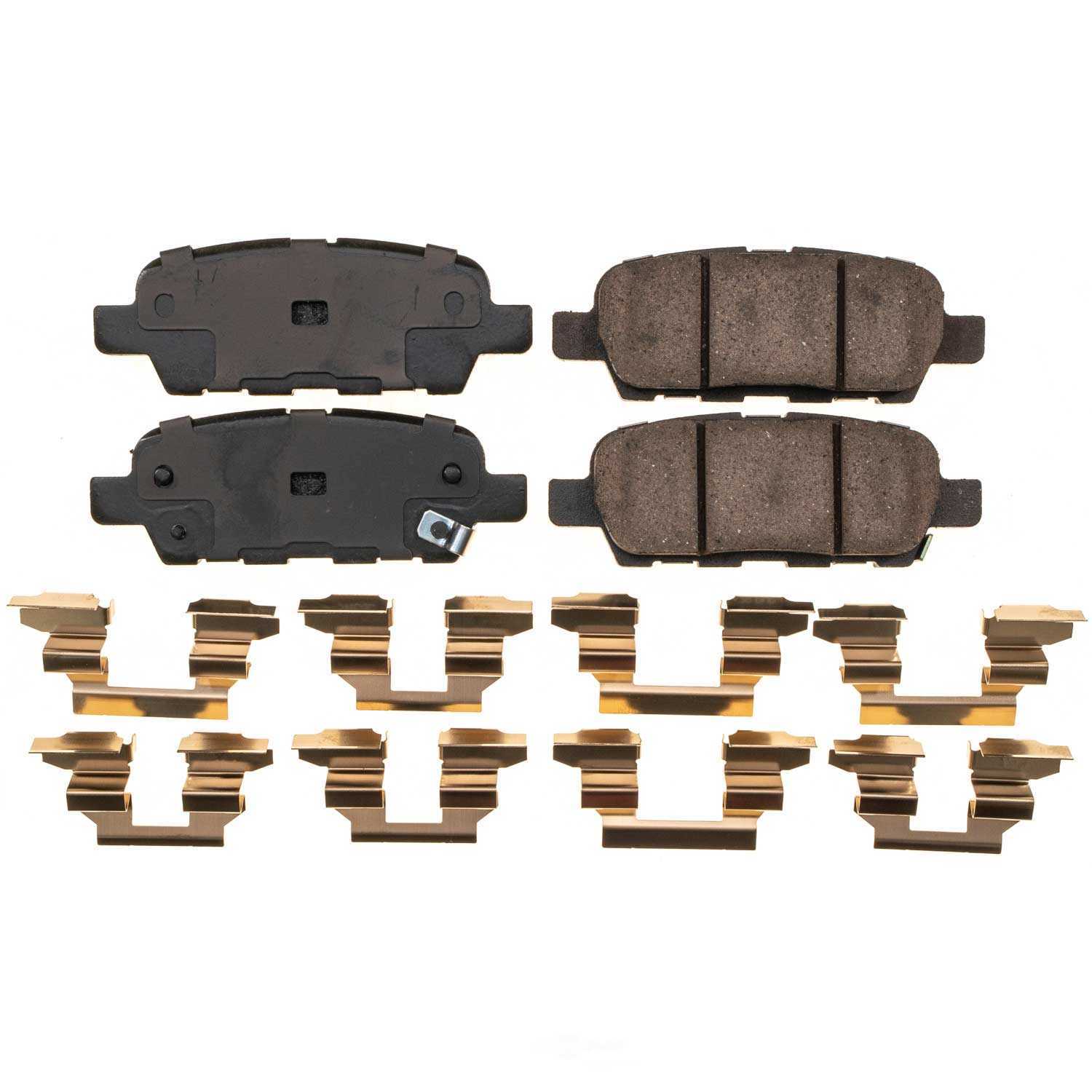 POWER STOP - Z17 Evolution Clean Ride Ceramic Brake Pads with Hardware - PWS 17-1288