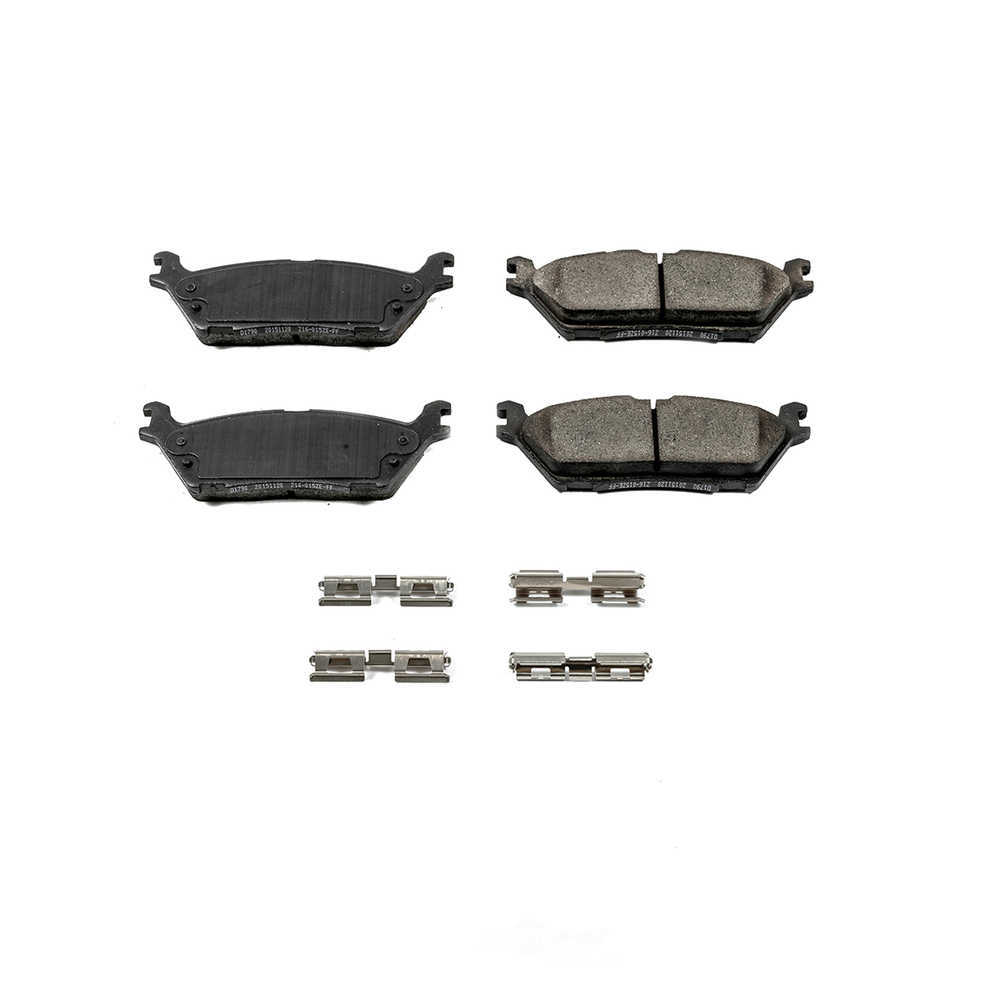 POWER STOP - Z17 Evolution Clean Ride Ceramic Brake Pads with Hardware - PWS 17-1790