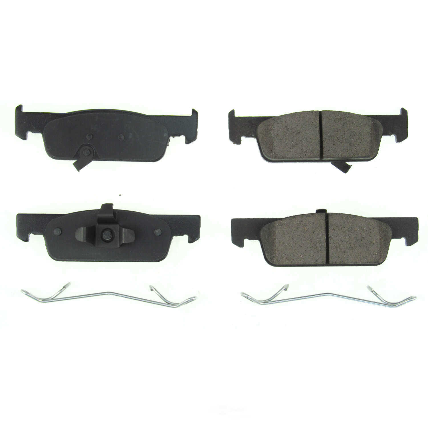 POWER STOP - Power Stop - Front Z17 Low-Dust Ceramic Brake Pads with Hardware (Front) - PWS 17-1955