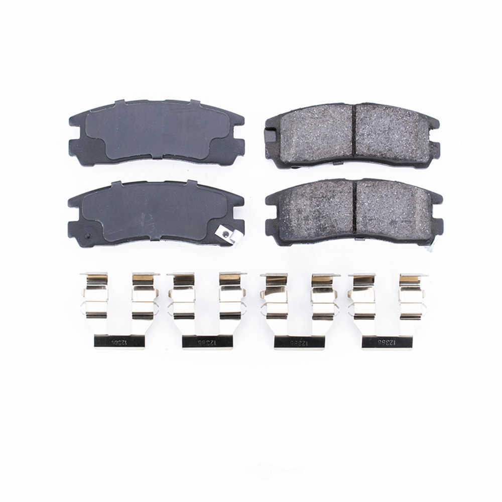 POWER STOP - Z17 Evolution Clean Ride Ceramic Brake Pads with Hardware - PWS 17-383