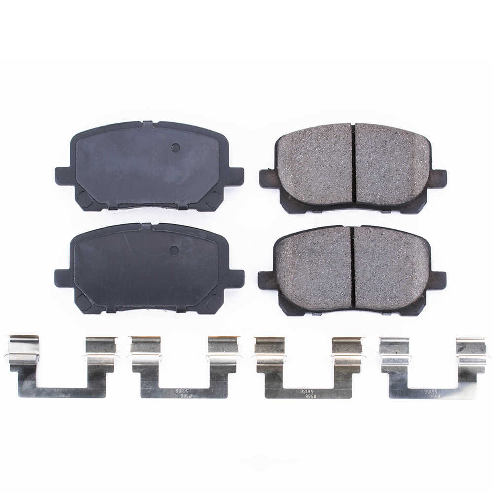 POWER STOP - Z17 Evolution Clean Ride Ceramic Brake Pads with Hardware - PWS 17-923
