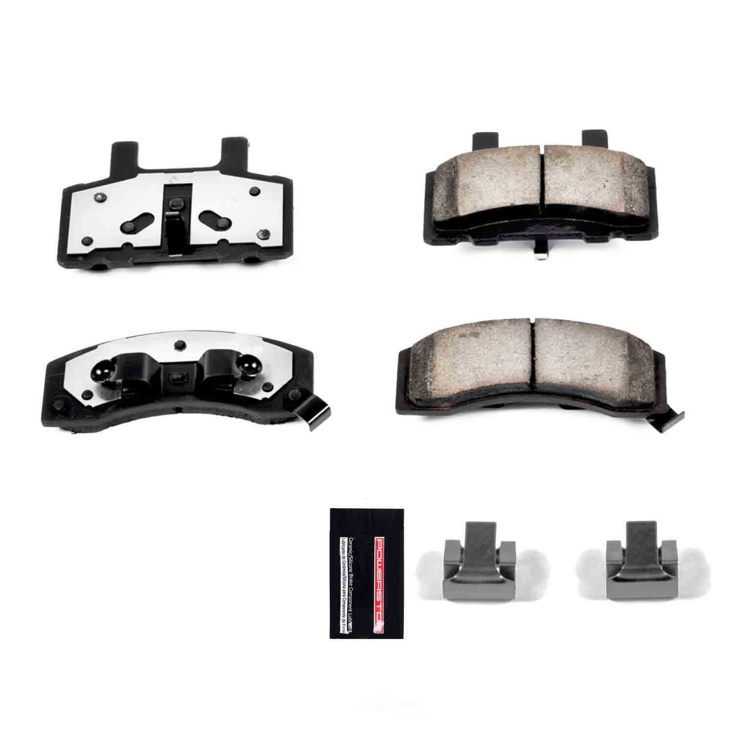 POWER STOP - Z36 Truck and Tow Carbon Fiber-Ceramic Brake Pads with Hardware - PWS Z36-375