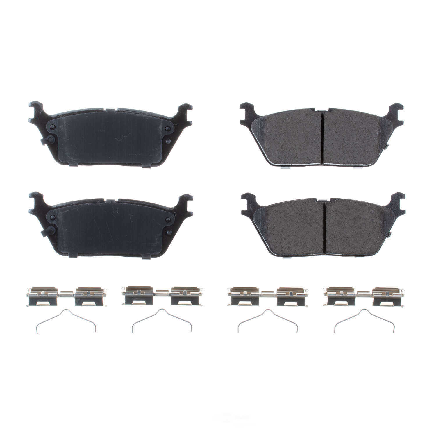 POWER STOP - Power Stop - Rear Z17 Low-Dust Ceramic Brake Pads with Hardware - PWS 17-2169