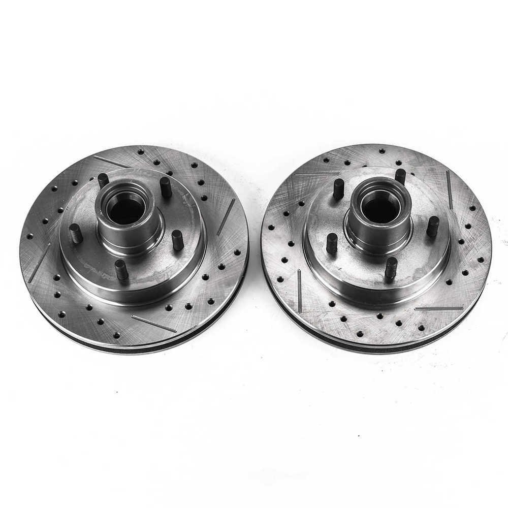 POWER STOP - Power Stop - Front Drilled and Slotted Brake Rotor Pair - Contains AR861 - PWS AR8617XPR
