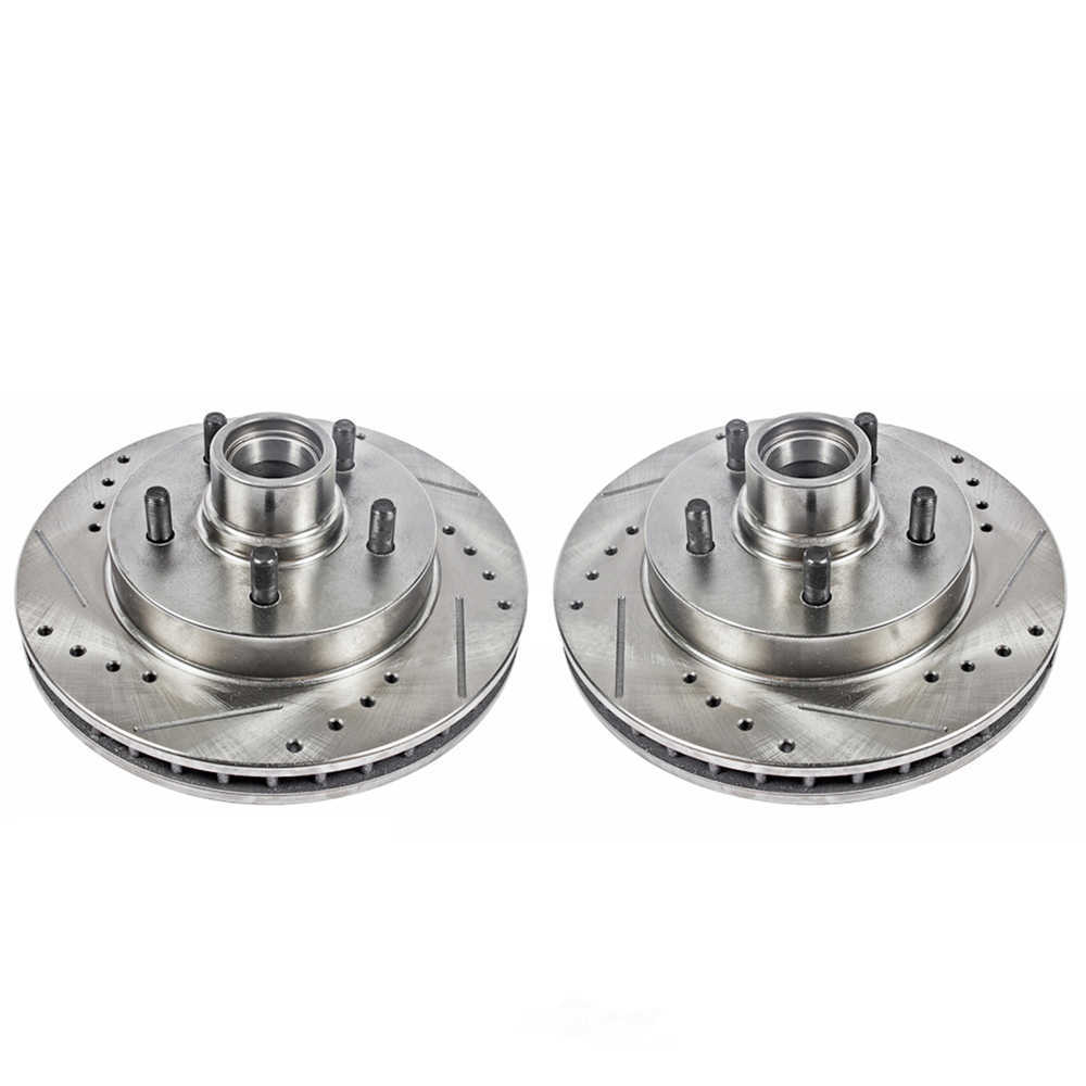 POWER STOP - Evolution Performance Drilled, Slotted& Plated Brake Rotor Pair - PWS AR8625XPR