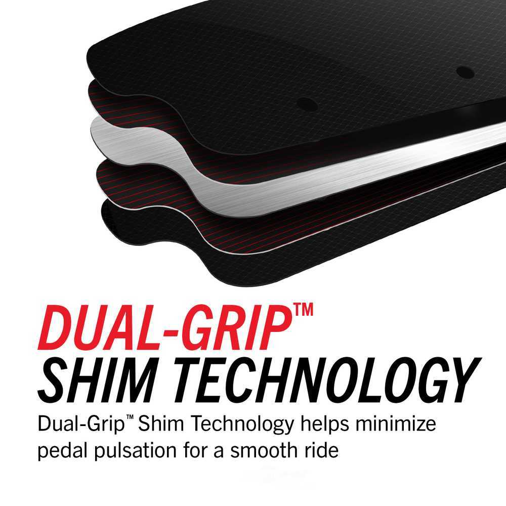 POWER STOP - Power Stop - Rear Next Gen Carbon Fiber-Ceramic Brake Pads with Hardware - PWS NXT-1281