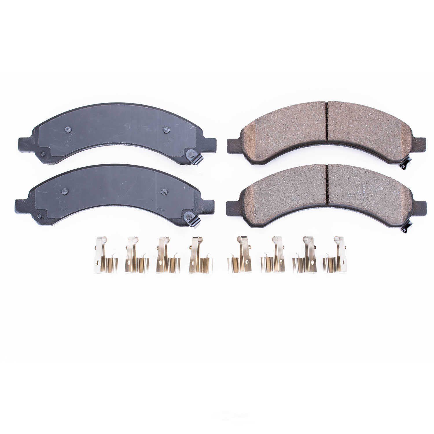 POWER STOP - Z17 Evolution Clean Ride Ceramic Brake Pads with Hardware - PWS 17-989