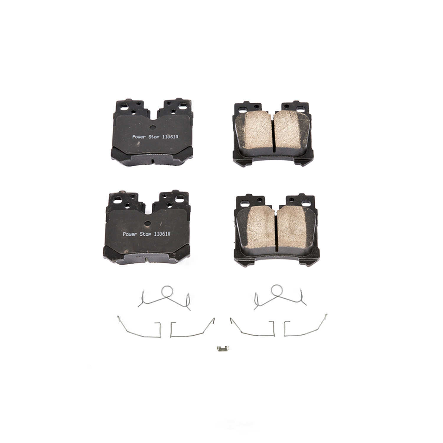 POWER STOP - Z17 Evolution Clean Ride Ceramic Brake Pads with Hardware - PWS 17-1283