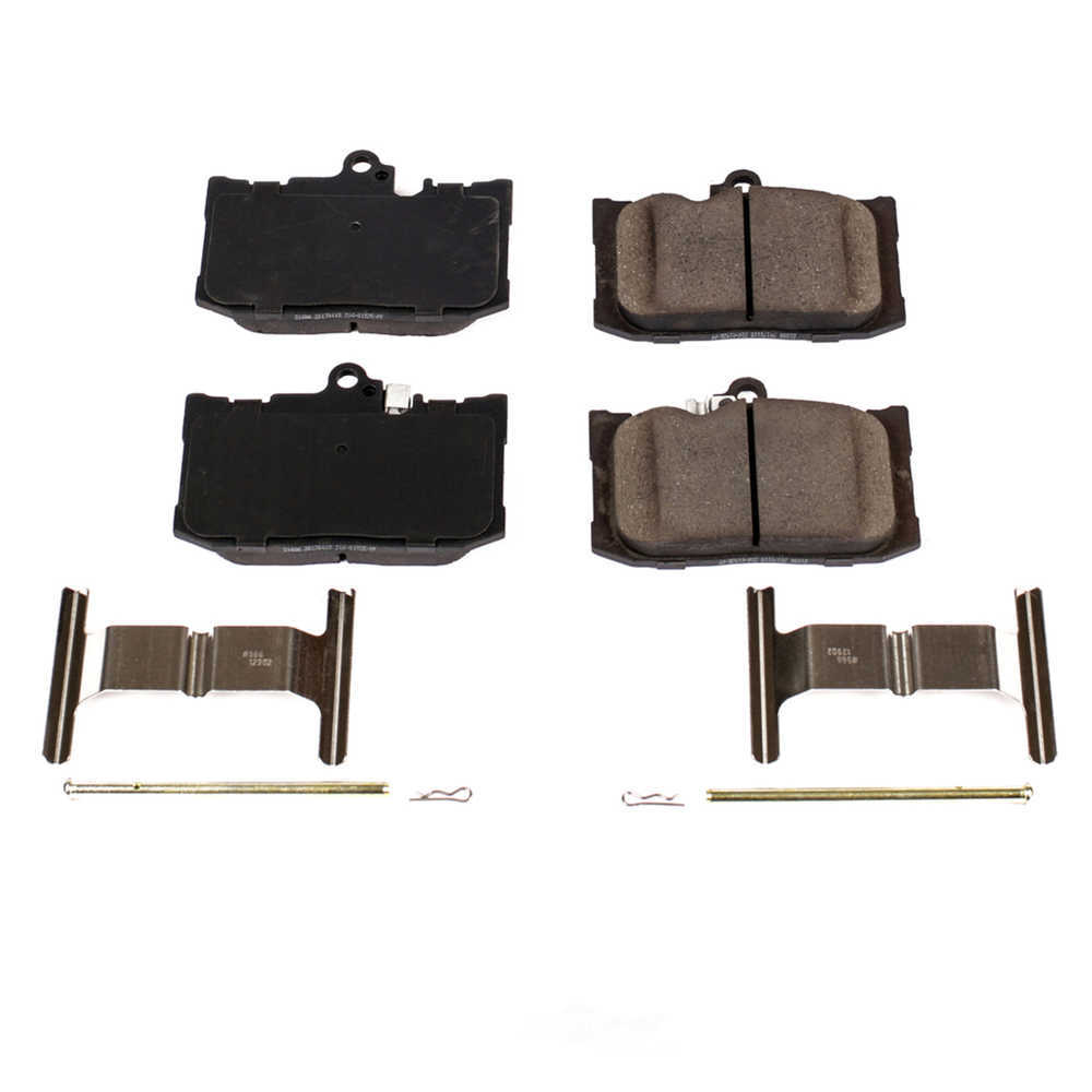 POWER STOP - Z17 Evolution Clean Ride Ceramic Brake Pads with Hardware - PWS 17-1686