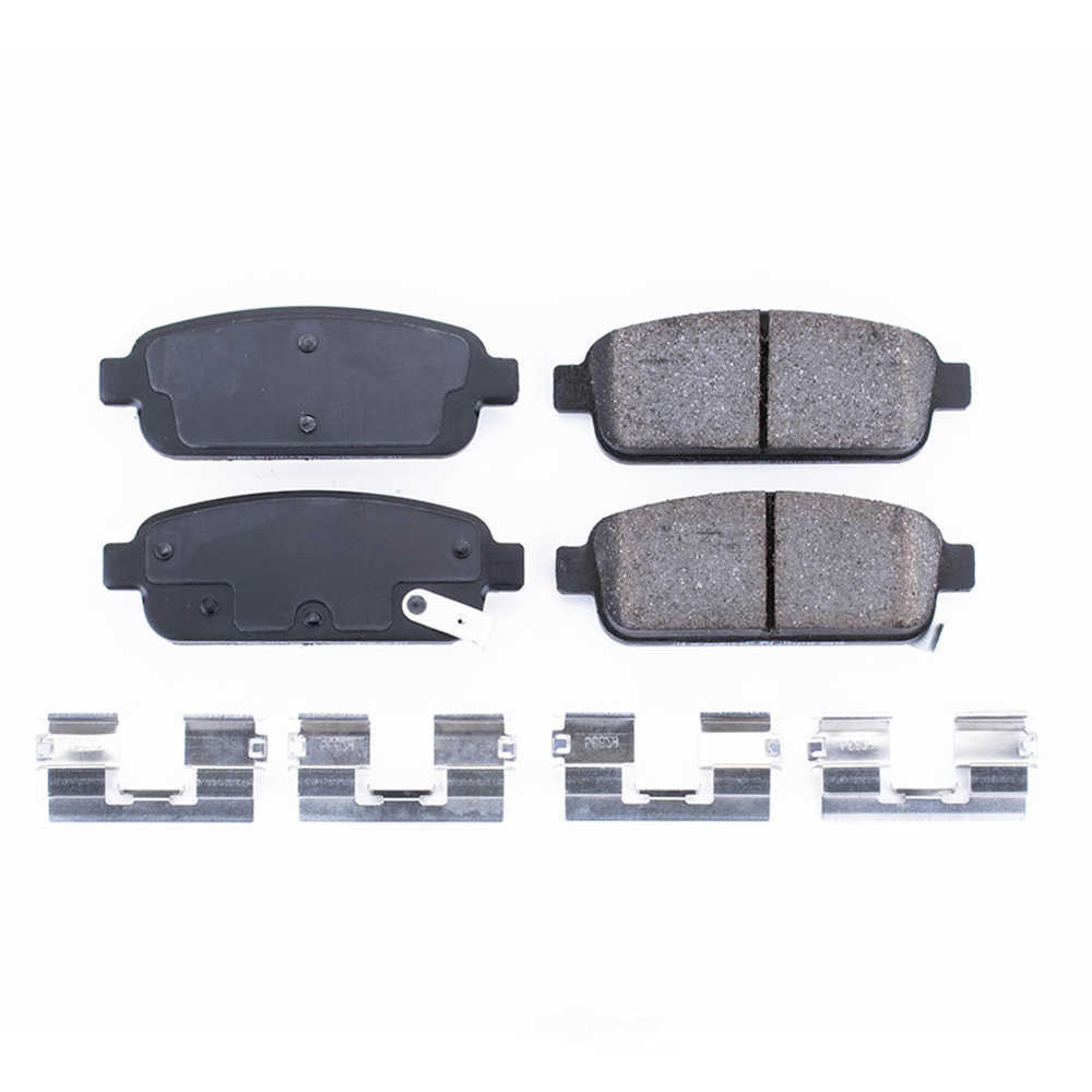 POWER STOP - Z17 Evolution Clean Ride Ceramic Brake Pads with Hardware - PWS 17-1468