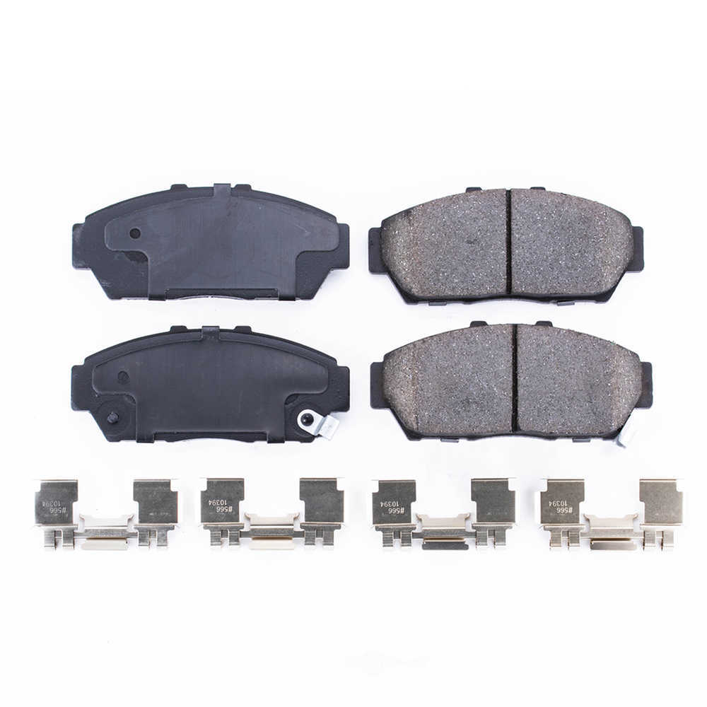 POWER STOP - Z17 Evolution Clean Ride Ceramic Brake Pads with Hardware - PWS 17-617