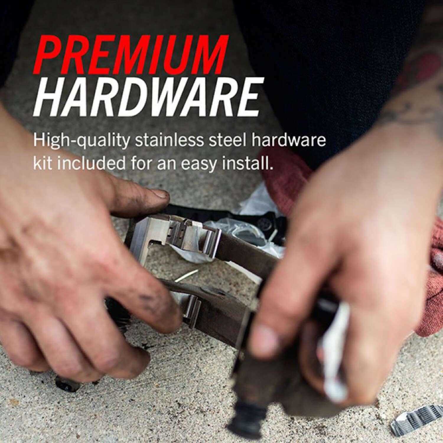 POWER STOP - Z17 Evolution Clean Ride Ceramic Brake Pads with Hardware - PWS 17-750
