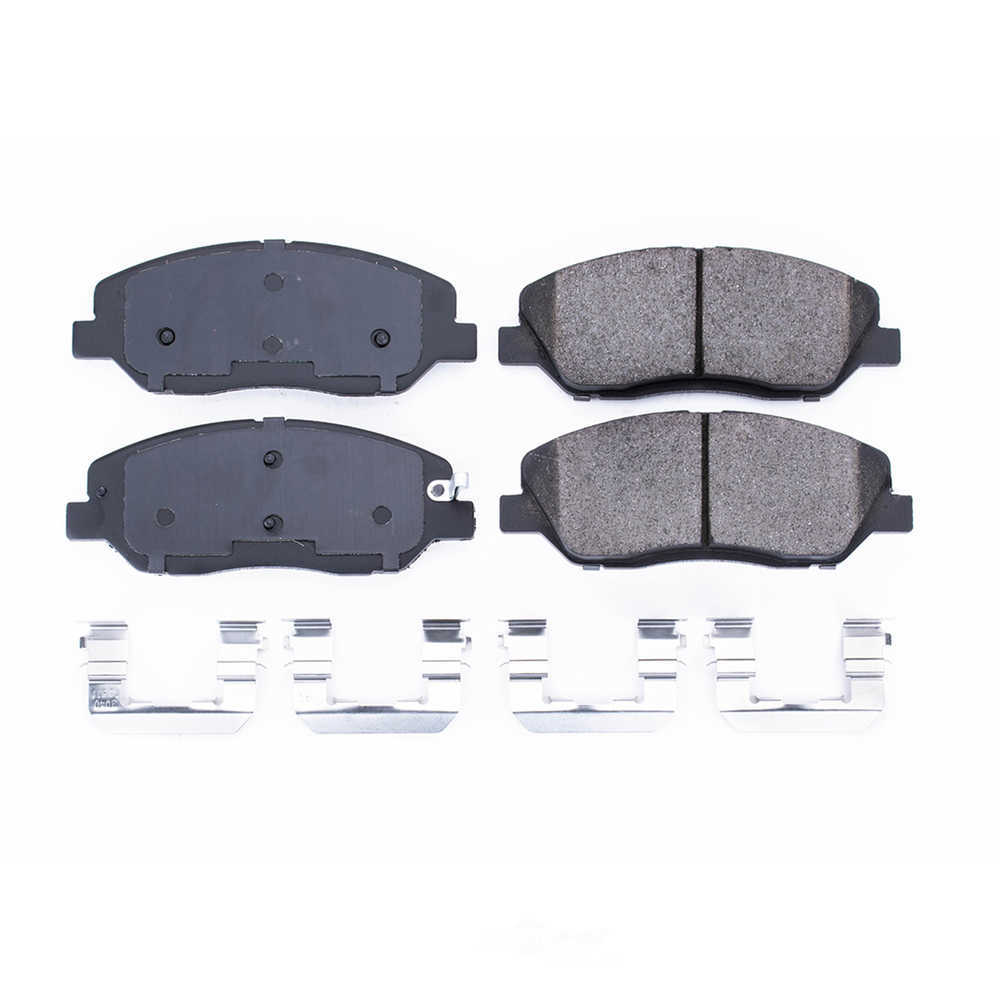 POWER STOP - Z17 Evolution Clean Ride Ceramic Brake Pads with Hardware - PWS 17-1202