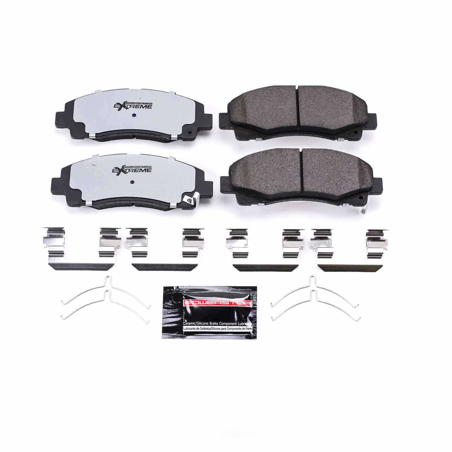 POWER STOP - Power Stop - Front Z36 Truck and SUV Carbon-Fiber Ceramic Brake Pads wit - PWS Z36-1584