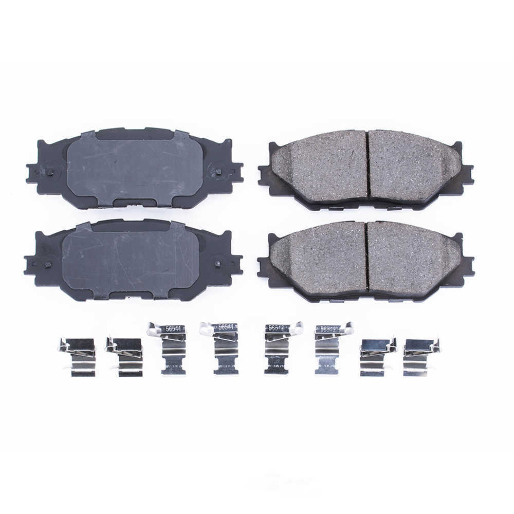 POWER STOP - Z17 Evolution Clean Ride Ceramic Brake Pads with Hardware - PWS 17-1178