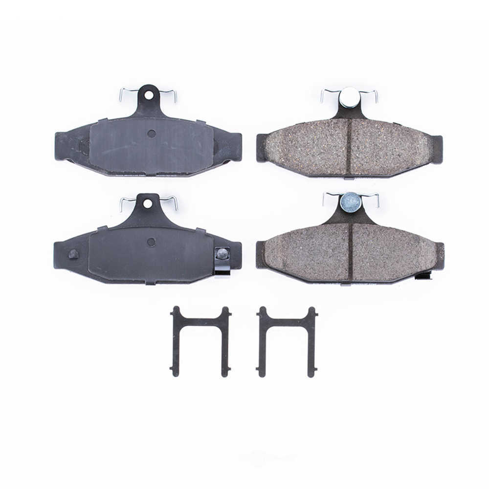 POWER STOP - Z17 Evolution Clean Ride Ceramic Brake Pads with Hardware - PWS 17-413