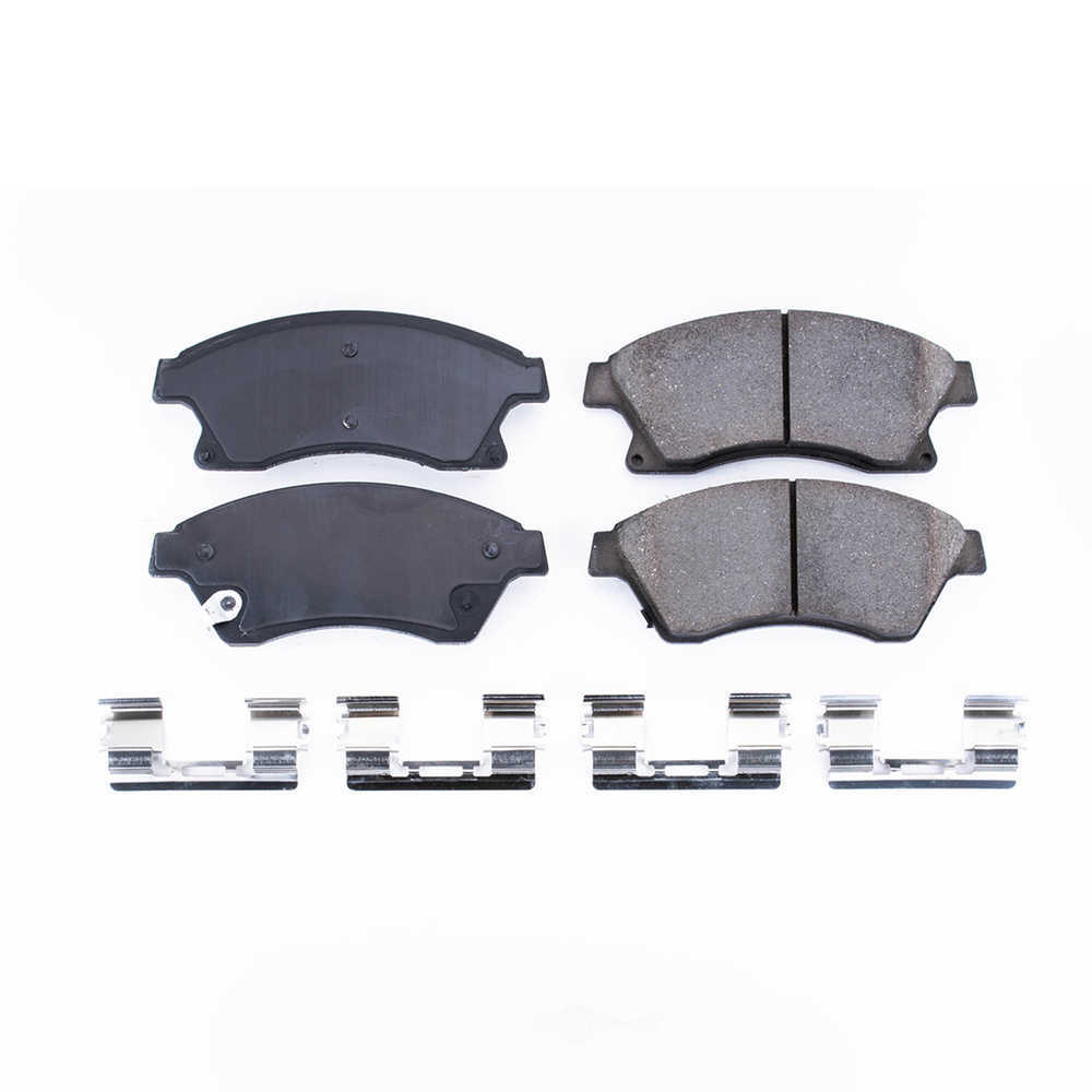 POWER STOP - Z17 EvolutionClean Ride Ceramic Brake Pads with Hardware - PWS 17-1522