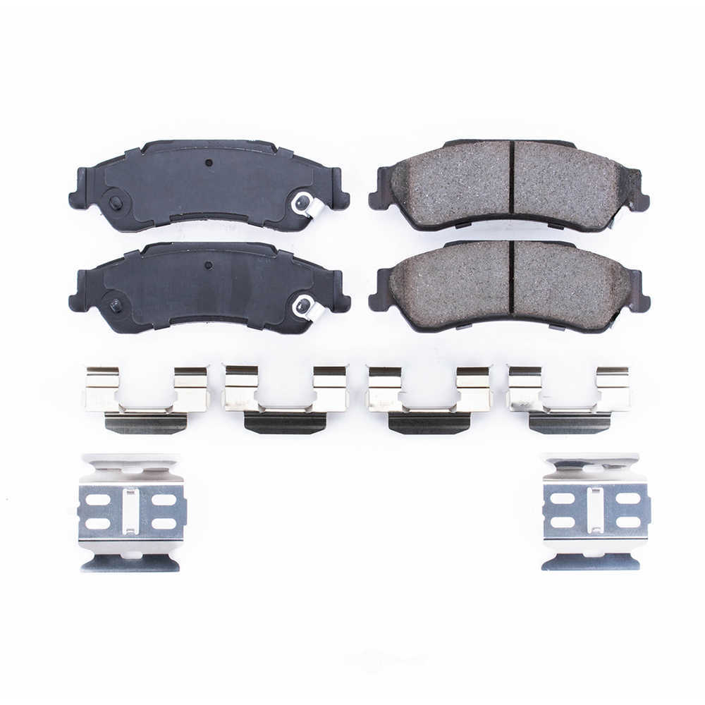 POWER STOP - Z17 Evolution Clean Ride Ceramic Brake Pads with Hardware - PWS 17-729