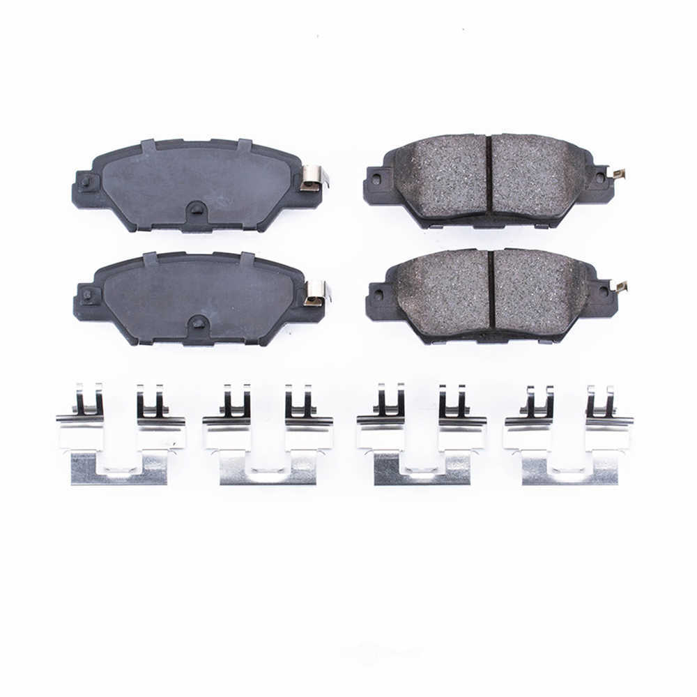 POWER STOP - Z17 Evolution Plus Disc Brake Pad and Hardware Kit - PWS 17-1846