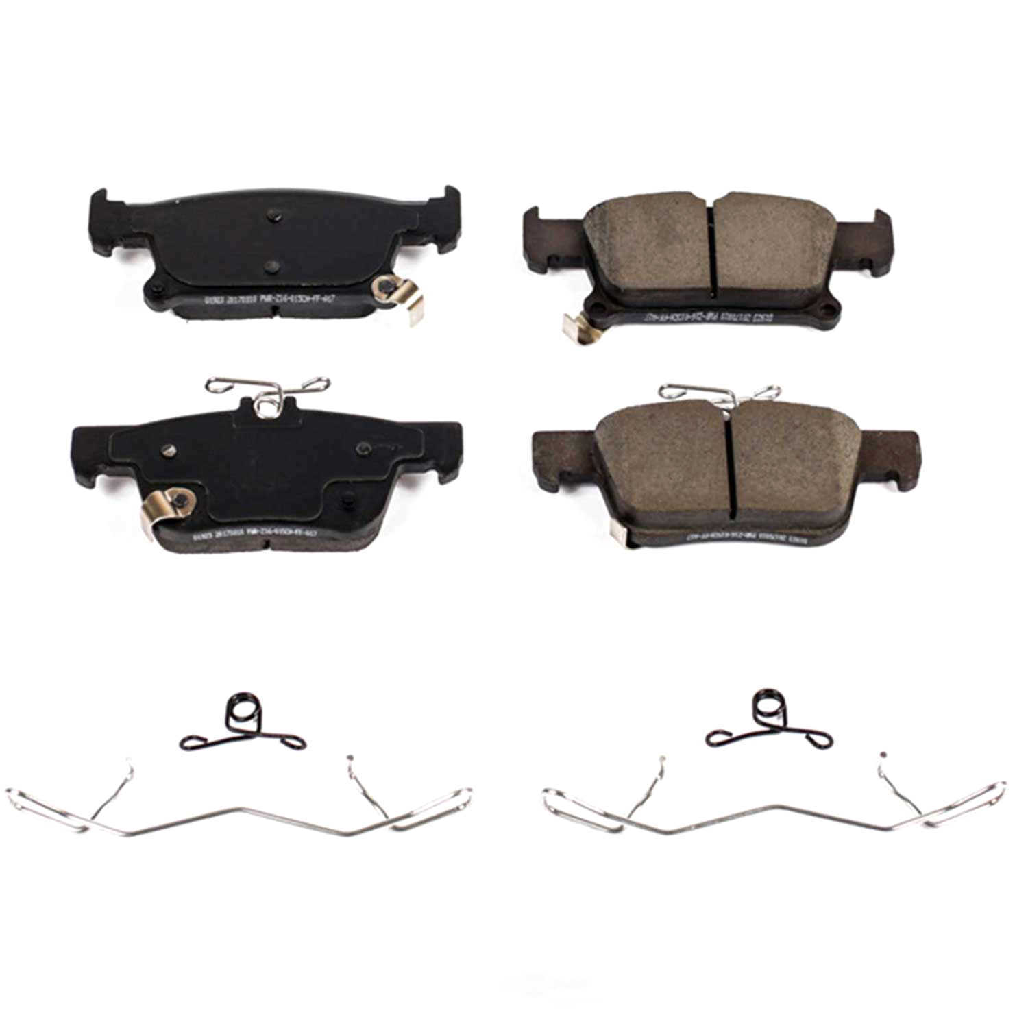 POWER STOP - Z17 Evolution Clean Ride Ceramic Brake Pads with Hardware - PWS 17-1923